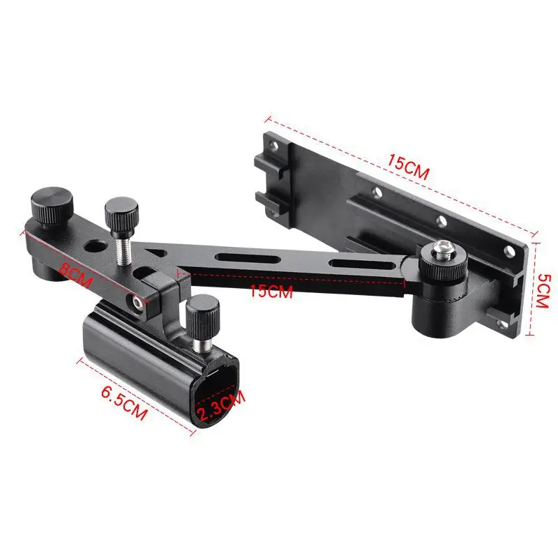 Angle fishing box accessories universal corner battery seat bracket large object front fishing table umbrella bait plate aluminu
