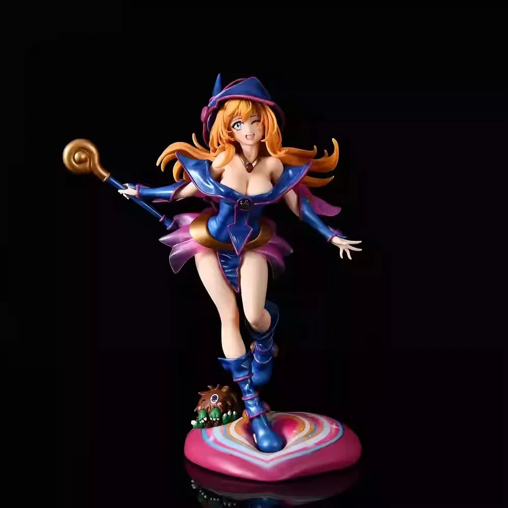 Figura de Acción de Anime Yu-Gi-Oh! Chica Maga Oscura Versión 2.0, Adorno de Escritorio, Decoración de Caja de PC, Modelo Coleccionable para Fanáticos del Juego de Anime