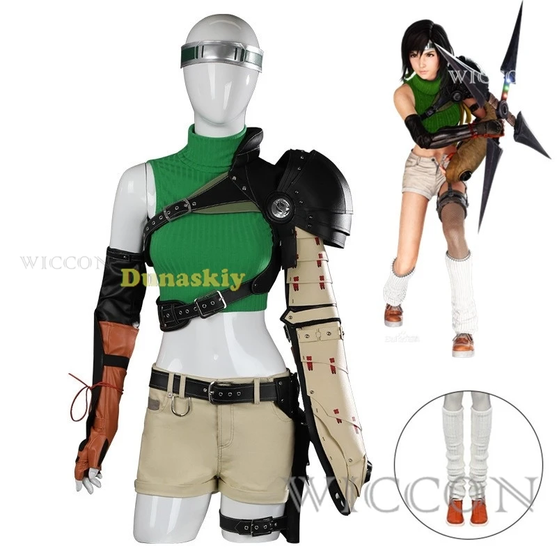 

Final Fantasy VII Rebirth Yuffie Kisaragi Cosplay Costume FF7 Costume Disguise Adult Women Cosplay Roleplay Fantasia Outfits