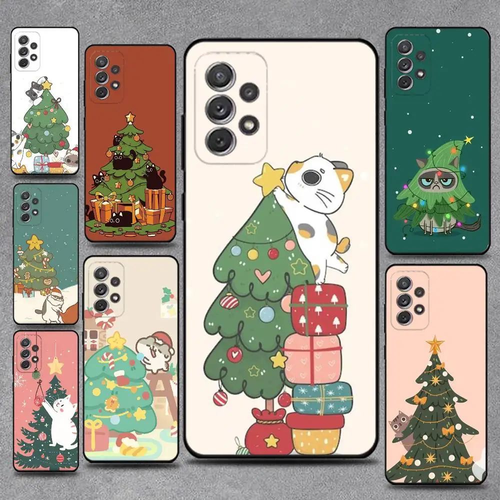 

Christmas Tree Graphic Phone Case For Samsung S25,S24,S21,S22,S23,S30,Ultra,S20,Plus,Fe,Lite,Note,10,9,5G Black Cover