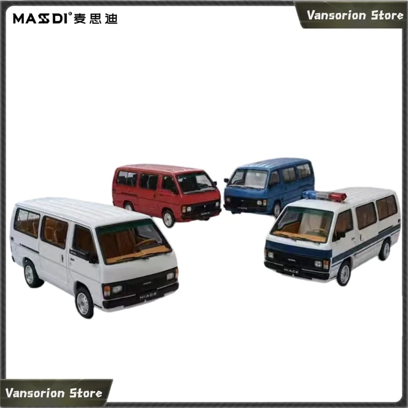 MASSDI 1 64 Toyota Hiace H50 Alloy Car Model Simulation Diecast Vehicle Collectible Display Decor For Adult Hobbyists