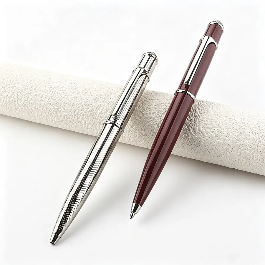 

Выдвижная металлическая шариковая ручка, роскошная деловая ручка для подписи, гладкое письмо, канцелярские принадлежности для офиса, идеально подходит для школы, офиса.