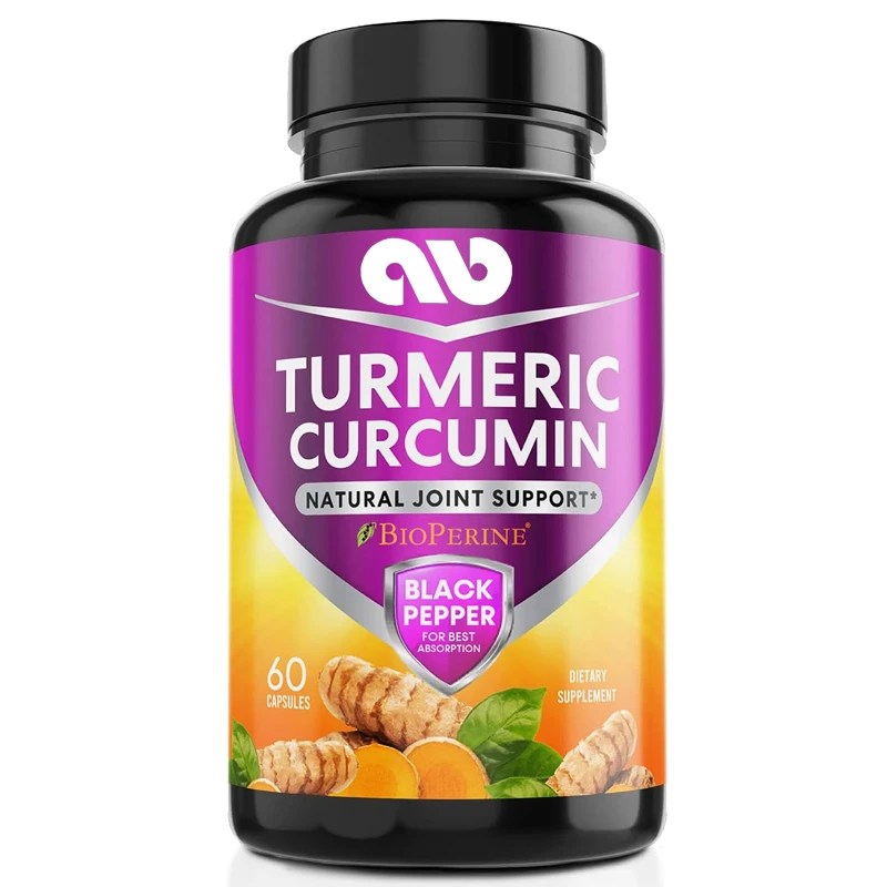 

Turmeric supplement - high absorption turmeric curcumin, containing pepper extract and curcumin-joint health support-60 capsules