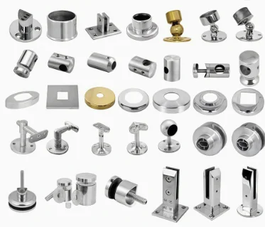 Customized 304 stainless steel 316 pipe groove elbows, stair railings, balcony railings, swimming pool glass guardrails, column