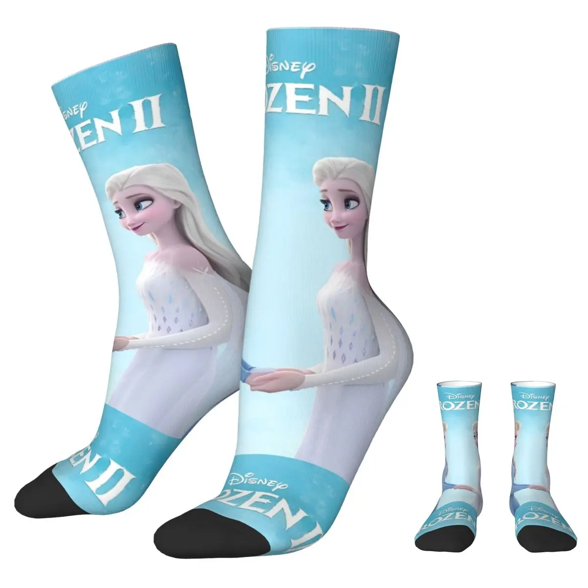 

Frozen Elsa Princess Anna Sock New Male Men Socks Crazy Sister Cartoon High Quality Women's Socks Spring Summer Autumn Winter