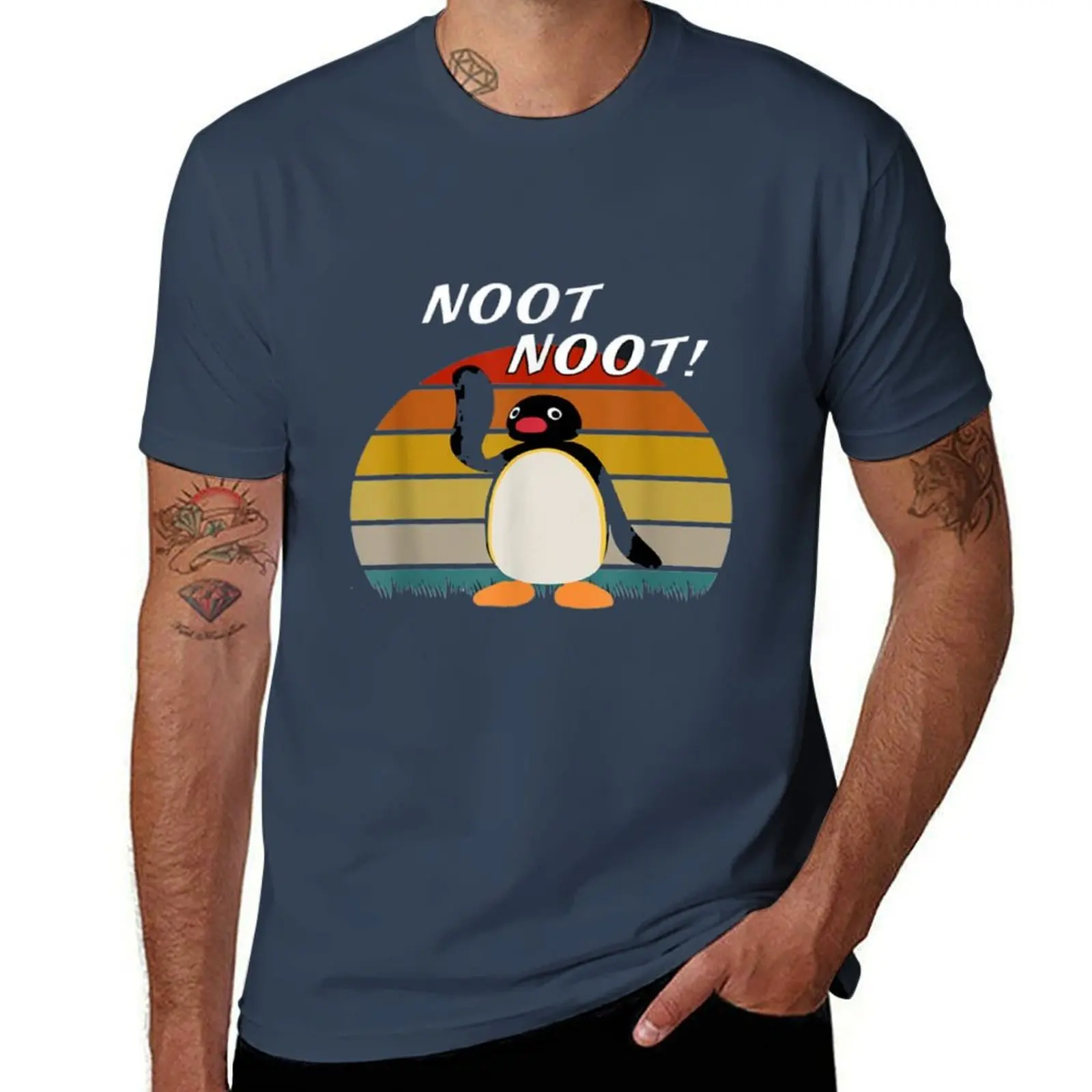 

Noot Noot Penguin Vintage Gift For Men Women Funny T-Shirt T-Shirt funny t shirts dark humor t shirt for man T-Shirt