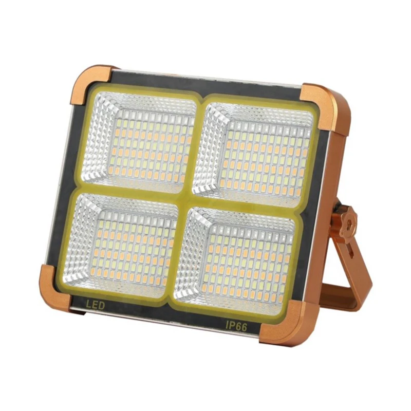 

Lamp IP66 Portable Rechargeable LED Emergency Working Light Smart Solar Flood Light for Working Fishing Camping