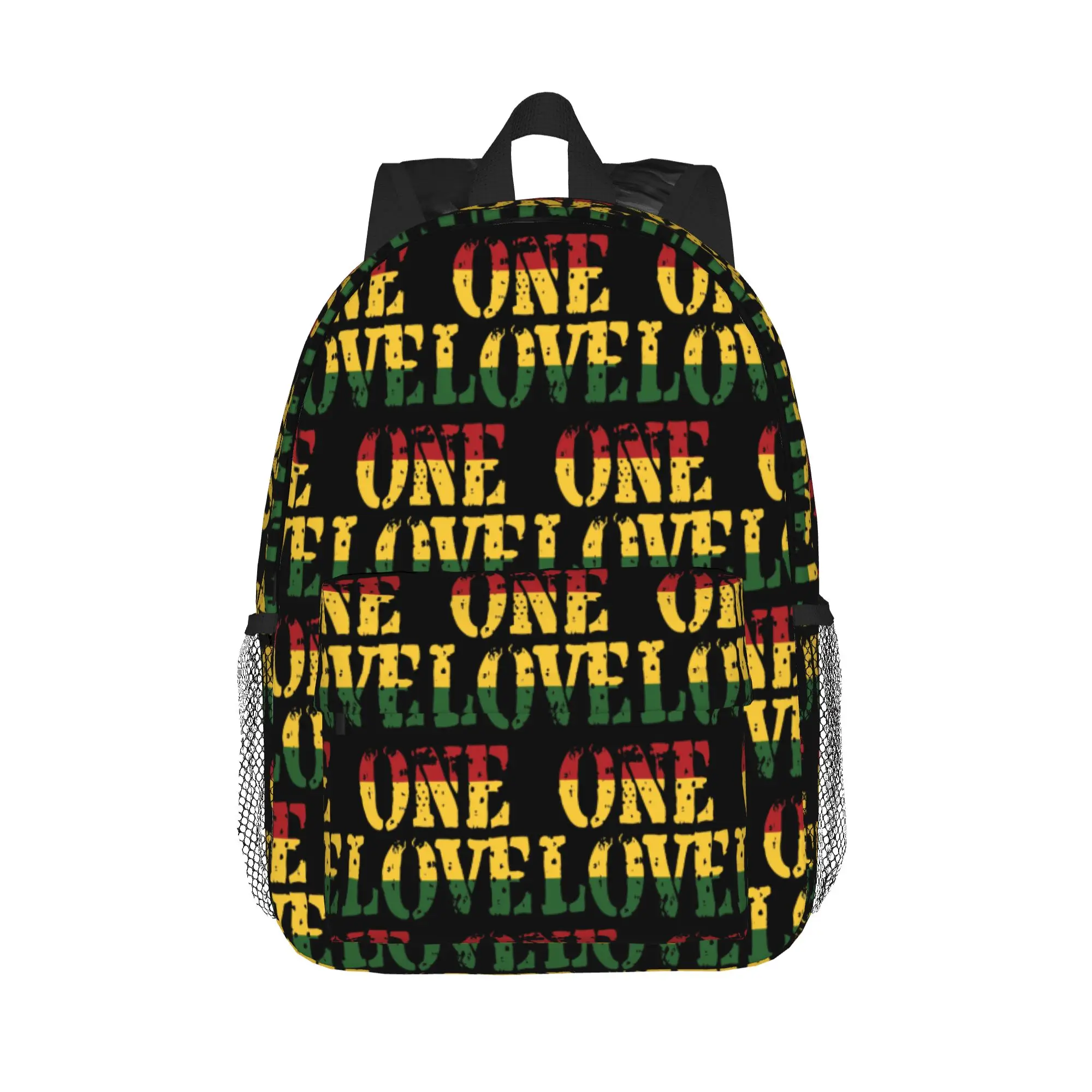 Harajuku  Style Arts Bob Marley One Love Backpack Hot Sale Daypack Boys Girls BookBag Shoulder Bags for Men Women School Bag