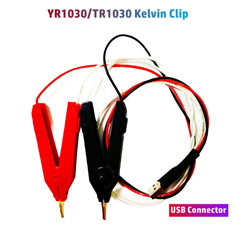 YR1030 YR1035 Battery Internal Resistance Testing Kelvin Clip 18650 26650 32650 Battery Test Kelvin Clamp