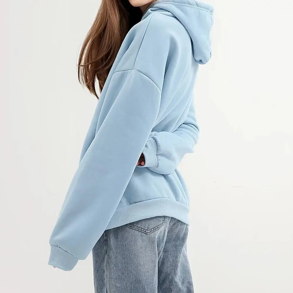 Sexy Style Drawstring Hoodie Pocket Hoodie Hoodie Home And Club Use Polyester Fabric Brand New Pure Color Pattern