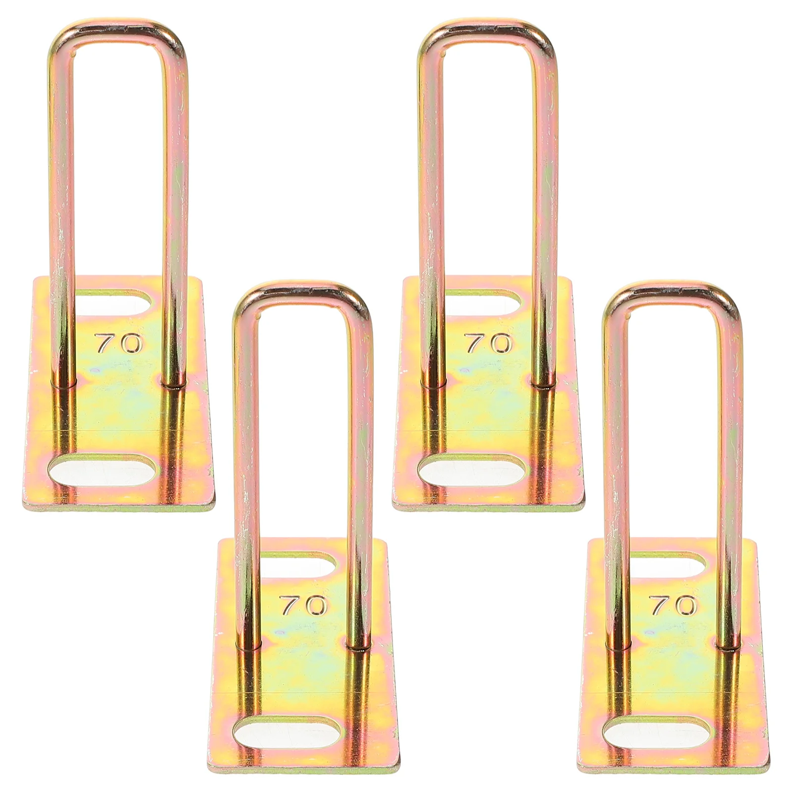 

4Pcs Electric Motorcycle Seat Hook Sturdy Metal Replacement for Bike Saddle Safety Locks for Scooters