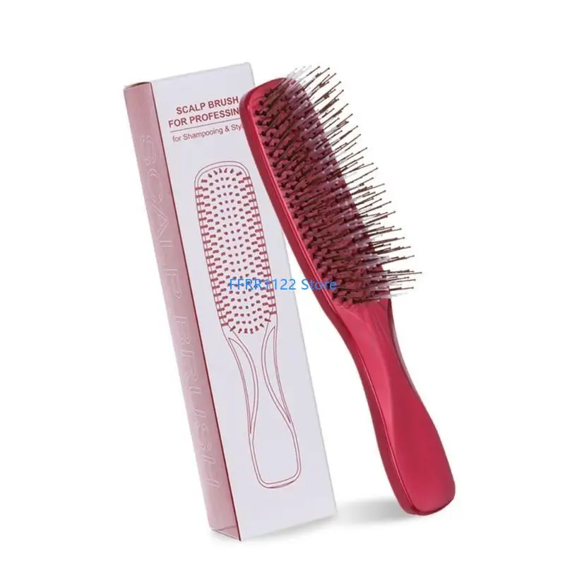 

Y1UF Boar Bristles Nylon Hair Brush for Women,Men,Effortless Detangler Hair Brush for Thick,Thin,Fine Hair Wet Dry Hair Brush