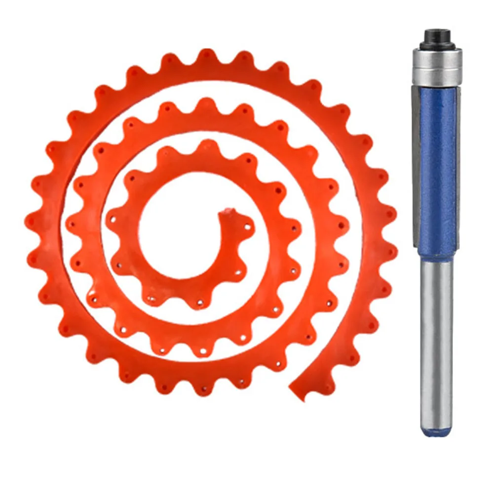 1/2M Woodworking Gear Driven Profiling Strip Flexible High Resilience Curve Template For Transferring Pattern Woodworking Tools