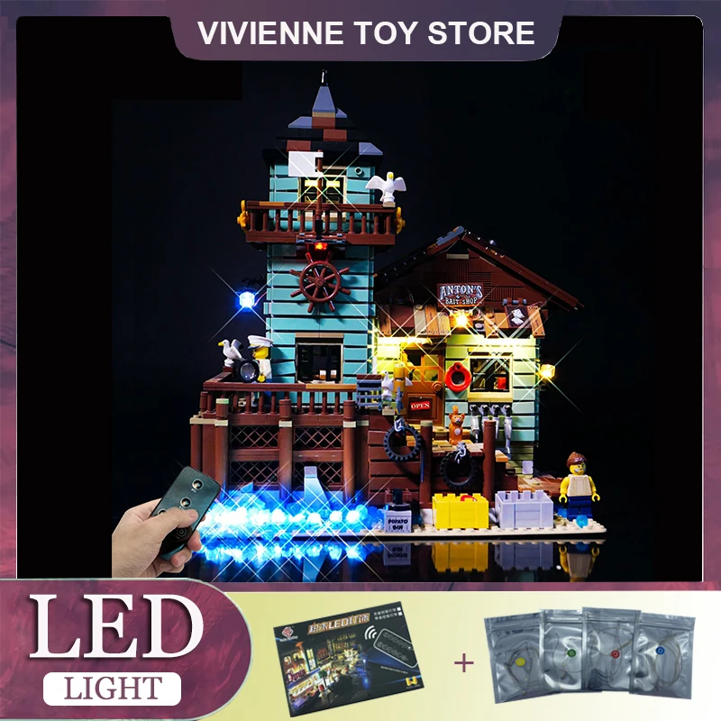 

DIY LED Light Kit For LEGO 21310 Old Fishing Store Building Block Set（Only LED Light,Without Blocks Model）