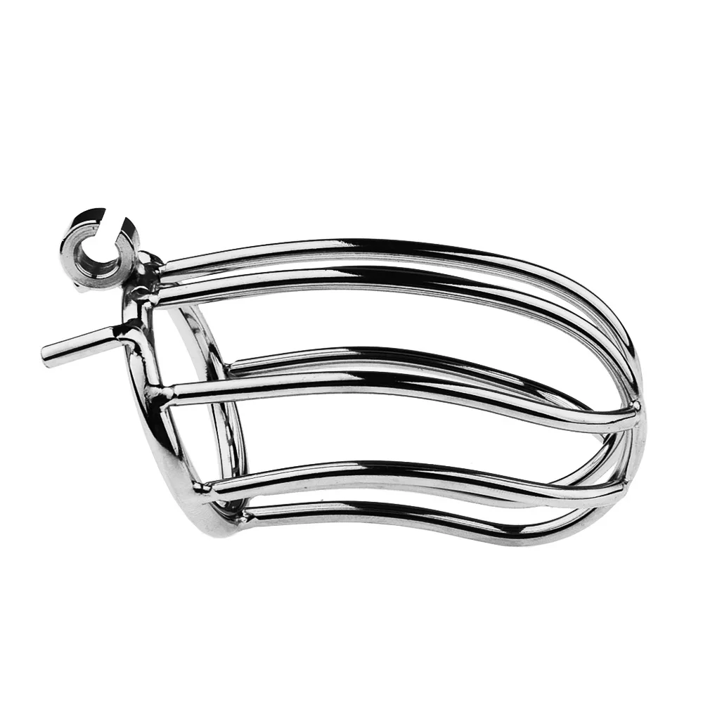 New Metal Chastity Cage Male Cock Cage Penis Ring Masturbation SM Gay Chastity Devices Adult Sex Toys For Men BDSM Belt