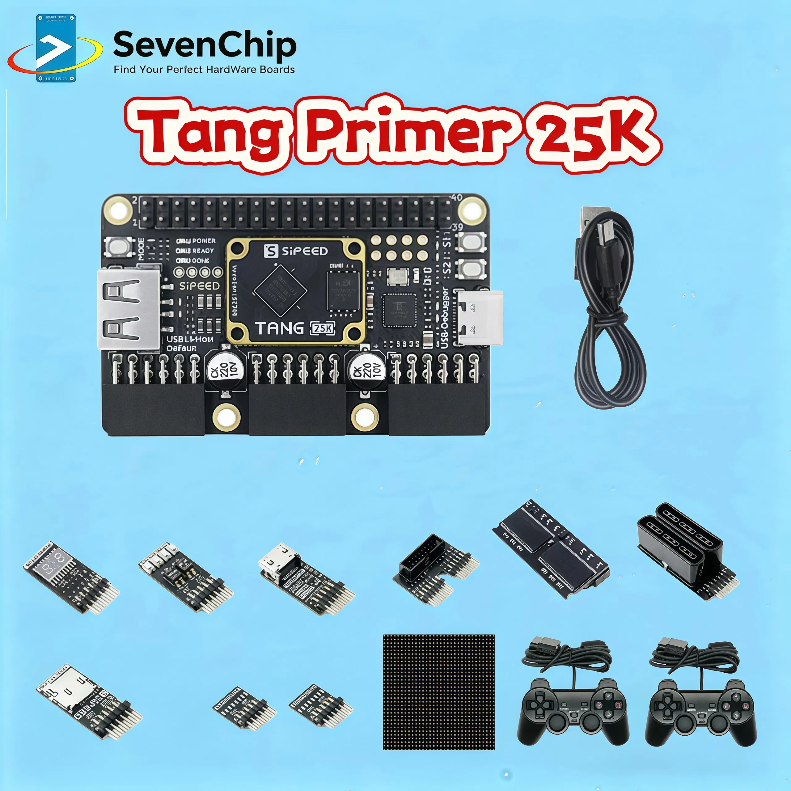 Sipeed Tang Primer 25K GOWIN  GW5A RISCV FPGA Development Board PMOD SDRAM