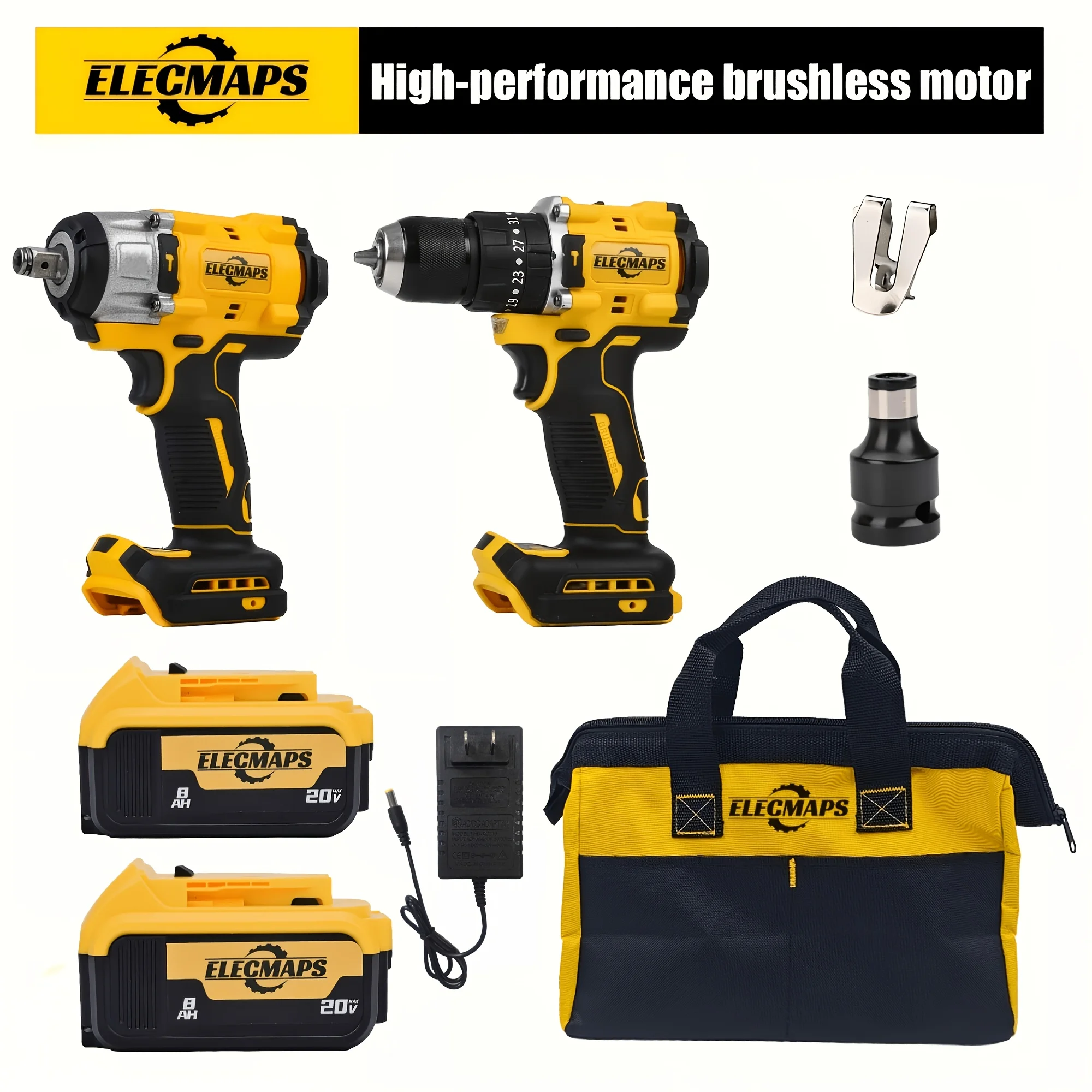 

Комбинированный набор DEWALT 20V: бесщеточный ударный гайковерт и перфоратор (опционально с аккумулятором)