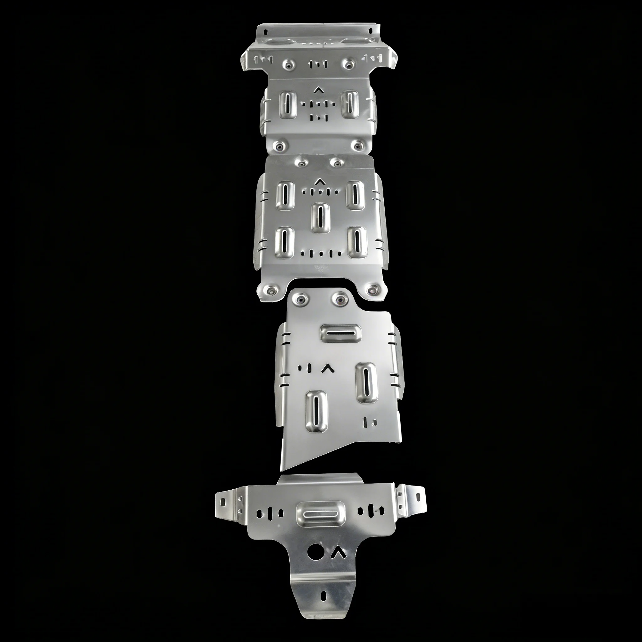 For Mitsubishi Pajero V9 Custom Engine Skid Plate Wear-Resistant Aluminum Alloy Underbody Guard Custom Options 8mm/5mm Thickness