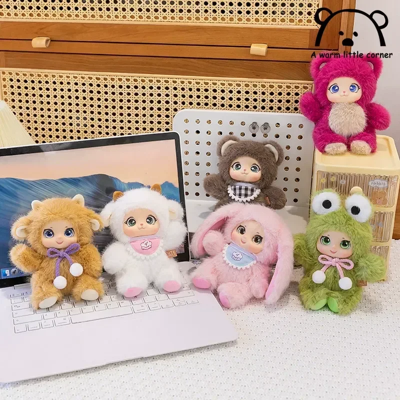 Leuke cartoon knuffelhangers Pluche schooltassen Pluche hangende decoraties Sleutelhangers Leuke cartoon knuffels Geschenken voor meisjes