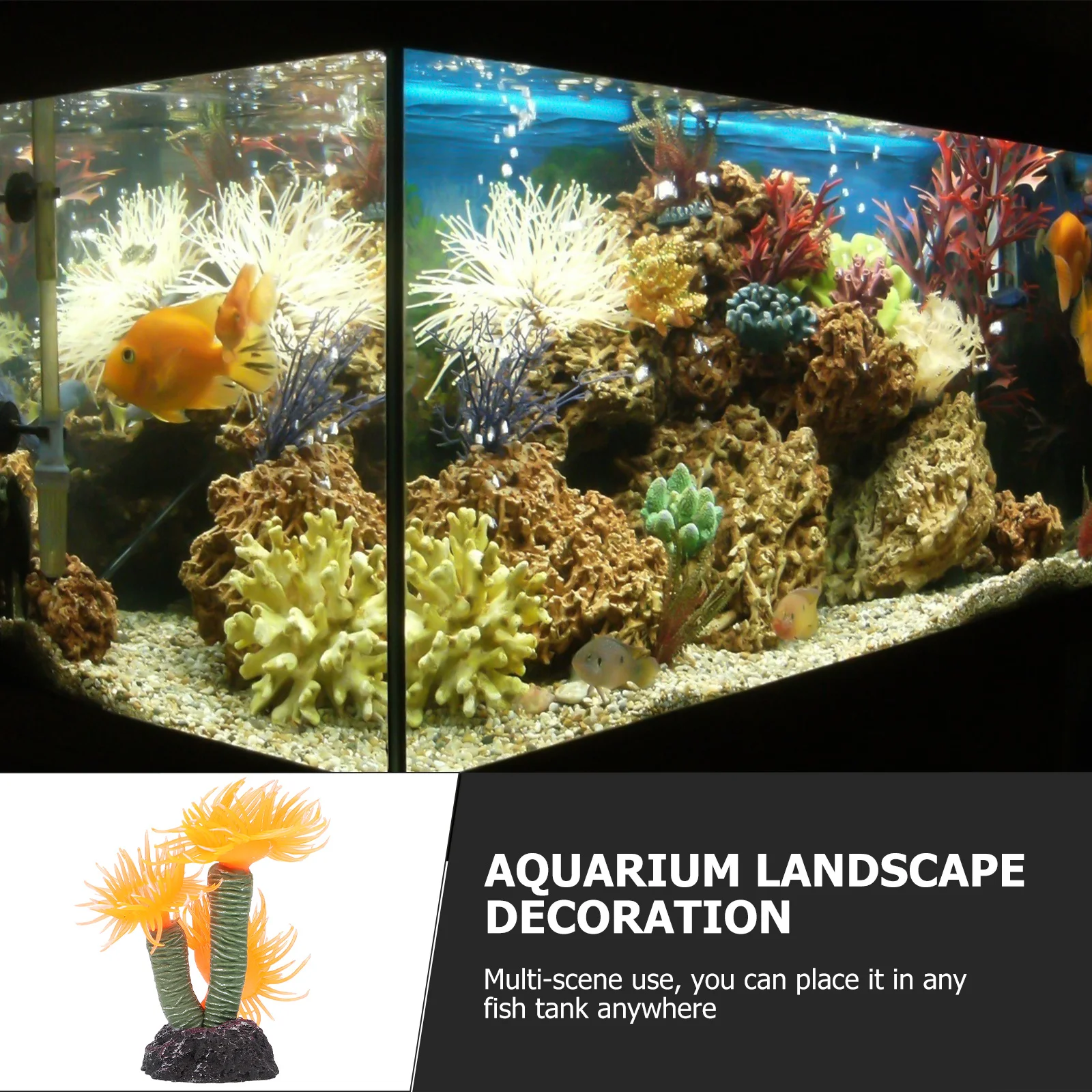 

Small Resin Simulation Aquatic Coral Fish Tank Decor Durable Fake Water Plant Artificial Aquarium Ornament Nature Aquarium