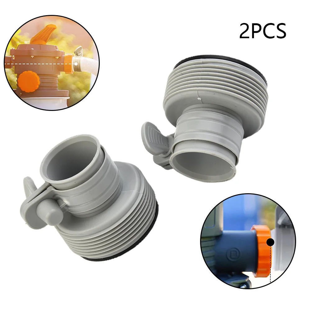 2pcs For Intex Hose Adapter B Pool 1.25 To 1.5 Pump Parts Conversion Replacement Kit Swimming Pool Accessories 29061E Parts