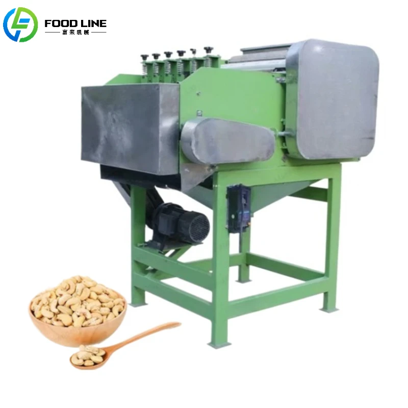 Customized Professional Nut Shelling Machine Adjustable Speed Chestnut Almond Shell Removing No Kernel Damage Easy Operate
