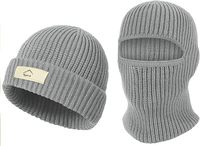 Winter Mask Hat 2 in 1 Barak Rafa Hat Full Face Protection Skiing Tactical Riding Earmuffs Hat Knitted Headwear Unisex