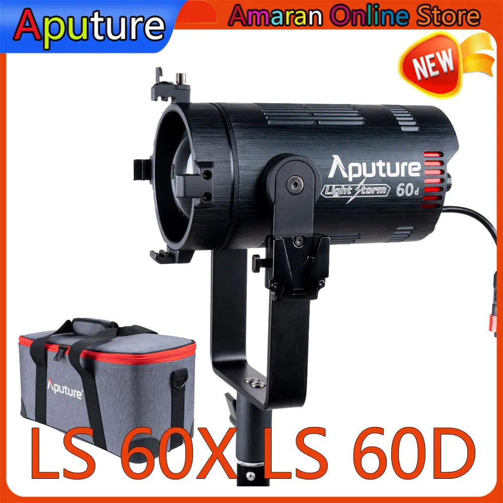 Aputure LS 60X LS 60D Photography Lighting For Camera Video Photo Light 5600K Bi-color 2700K-6500K Studio Light