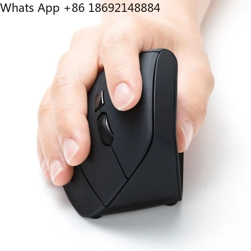 

Беспроводная Bluetooth-мышь, бесшумная, для ноутбука, большого размера, эргономичная, USB, вертикальная, универсальная