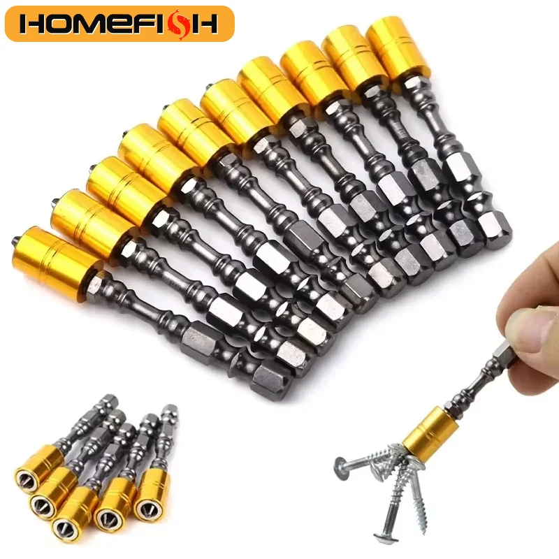 Strong Magnetic Screwdriver Bit Set 65mm Phillips Electronic Screwdriver Bits For Plasterboard Drywall Screw Driver