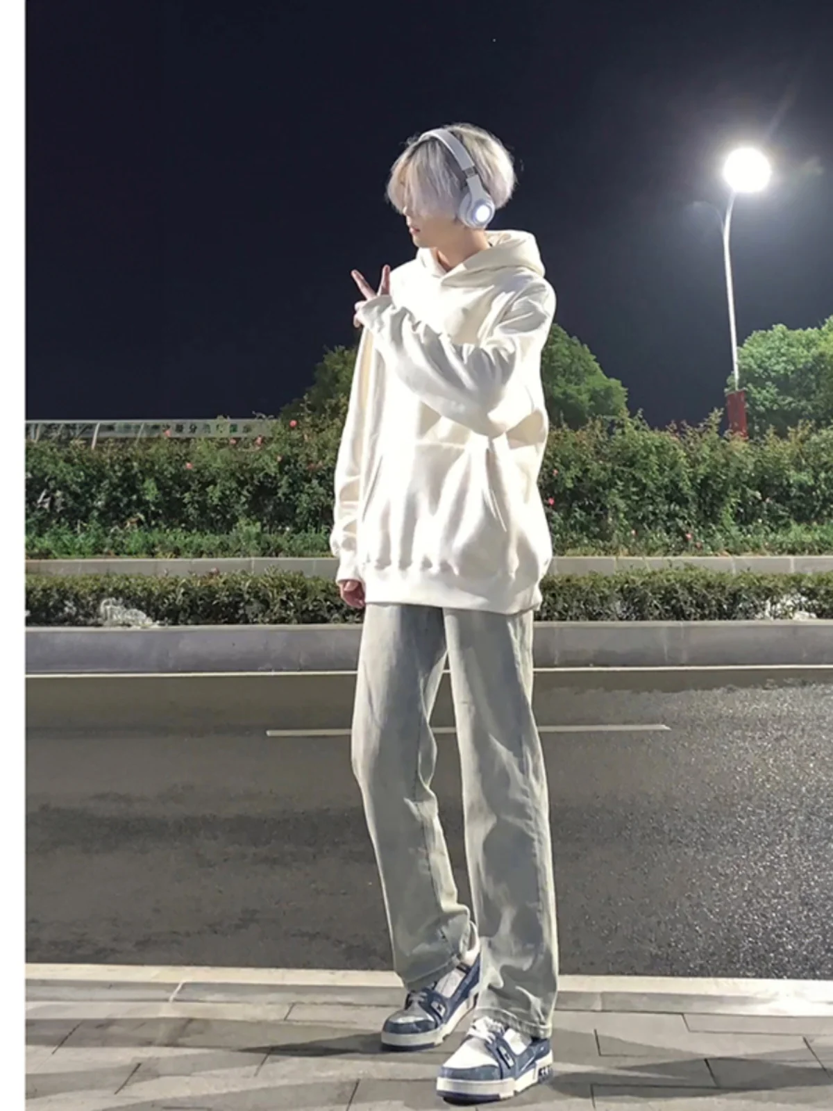 

Мужские джинсы Slim Straight в американском винтажном стиле, с высокой талией, на молнии, длинные брюки, молодежные, модные, летние, из смесового хлопка и полиэстера