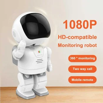 A180 IP camera HD compatible 1080P astronaut shape 360 ​​degree panoramic wireless home WiFi surveillance camera