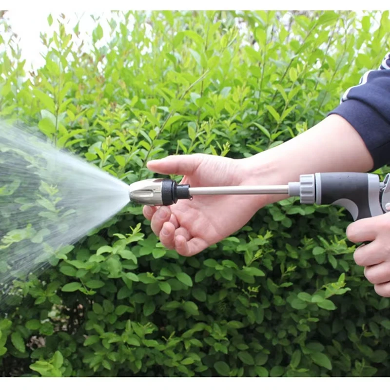 High Pressure Water Gun Expandable Washing Spray Hose Ear Nozzle Garden Watering Pistol Yard Car Jet Irrigation Cleaner Tools