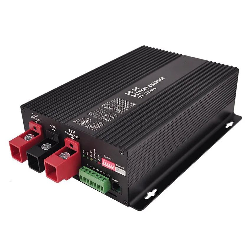 DC-DC Booster 12V 90A Two Way Battery Charger Controller With Bluetooth For RV Lithium Battery