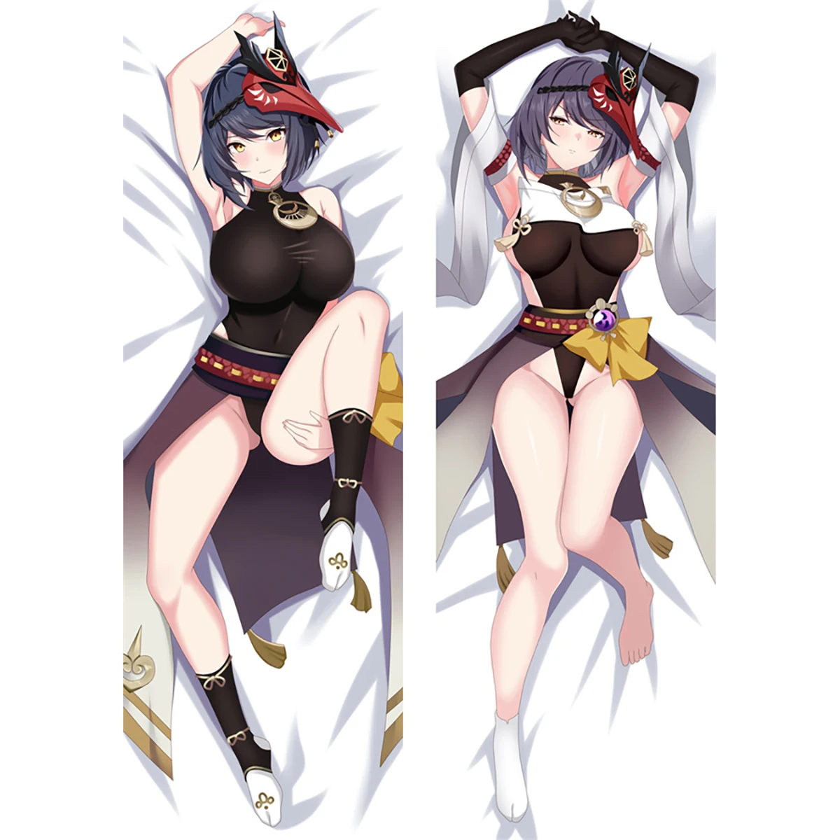 

Genshin Impact Sexy Kujo Sara Hugging Body Pillowcase Anime Cosplay Dakimakura Pillows Case Otaku Cushion Cover