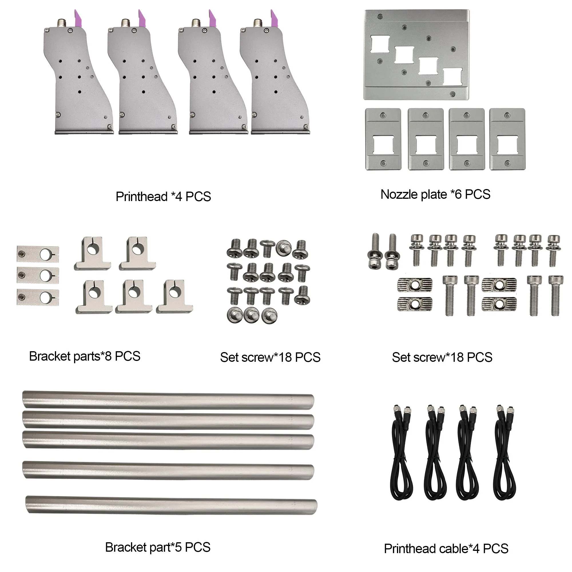 IPS-8840 Online Tij Inkjet Printer 4 Printheads 12.7mm 25.4mm Automatic Digital Label Plastic Pouch Box Batch Coding Machine