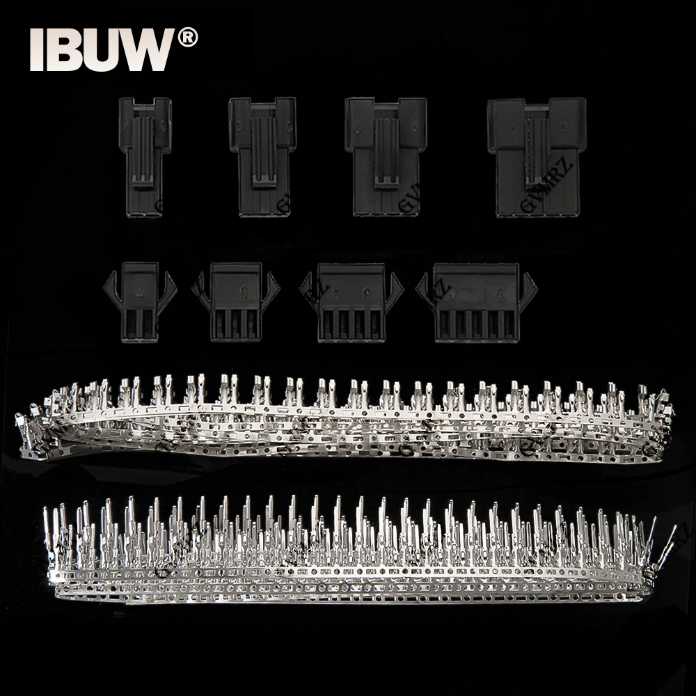 560PCS SM2.54 Kits 2.54mm Pitch JST SM Connector 2P 3P 4P 5P Pin Male Female Housing Plug Connector Assortment Kit with box