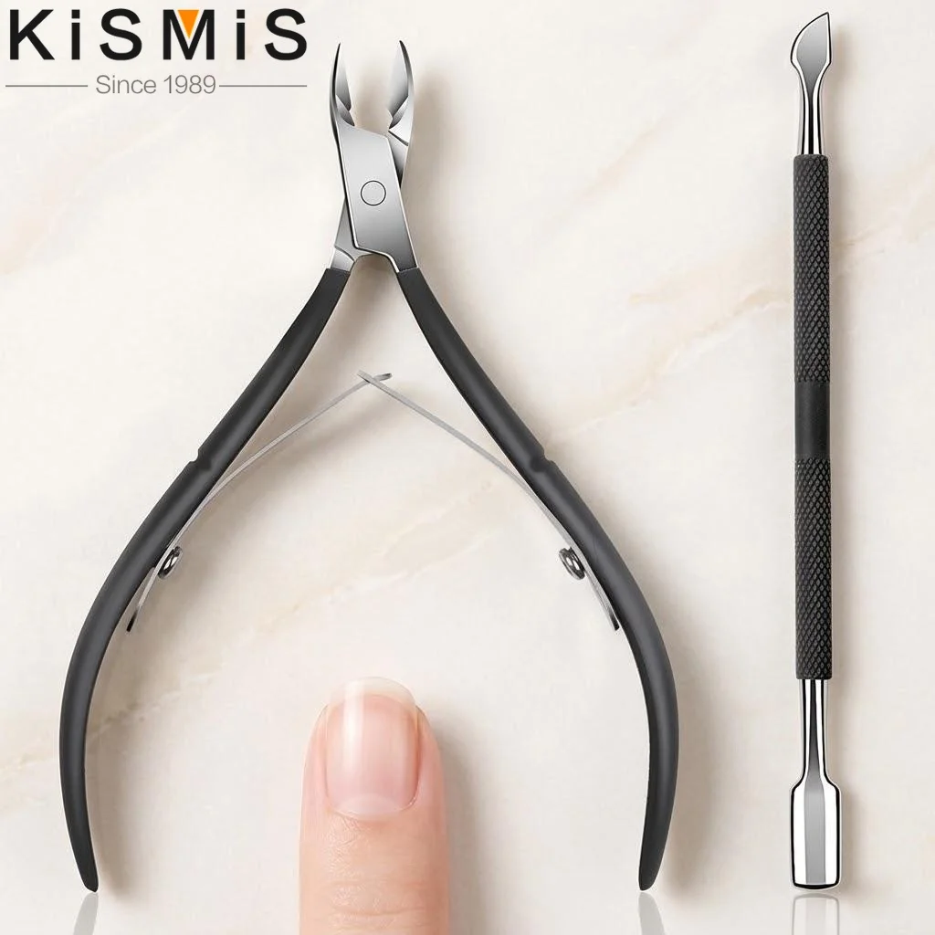 

Professional Stainless Steel Cuticle Remover Nipper Pusher Set Nail Care Manicure Pedicure Tools