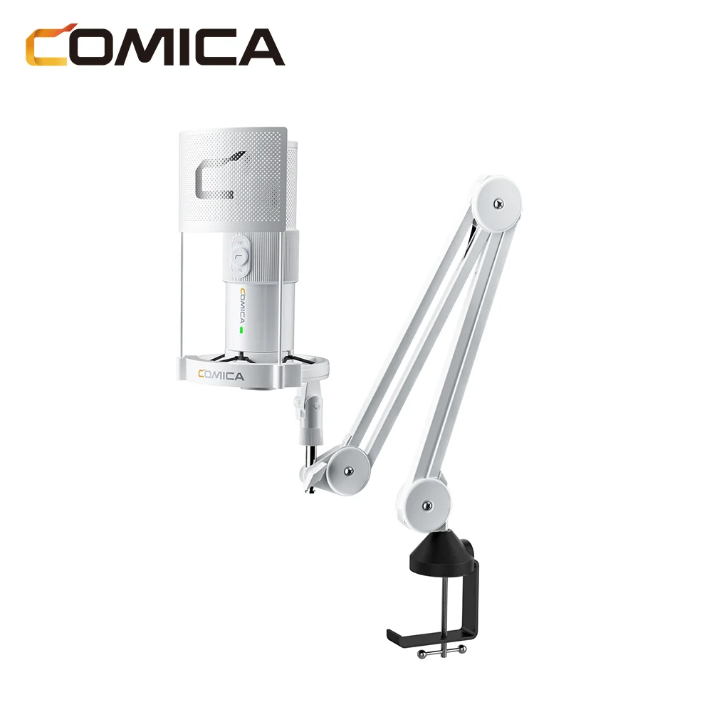 Comica STA-X2D Cardioid Condenser XLR Microphone Professional Noise Reduction Microphone for Live Broadcast/Recording/Podcast