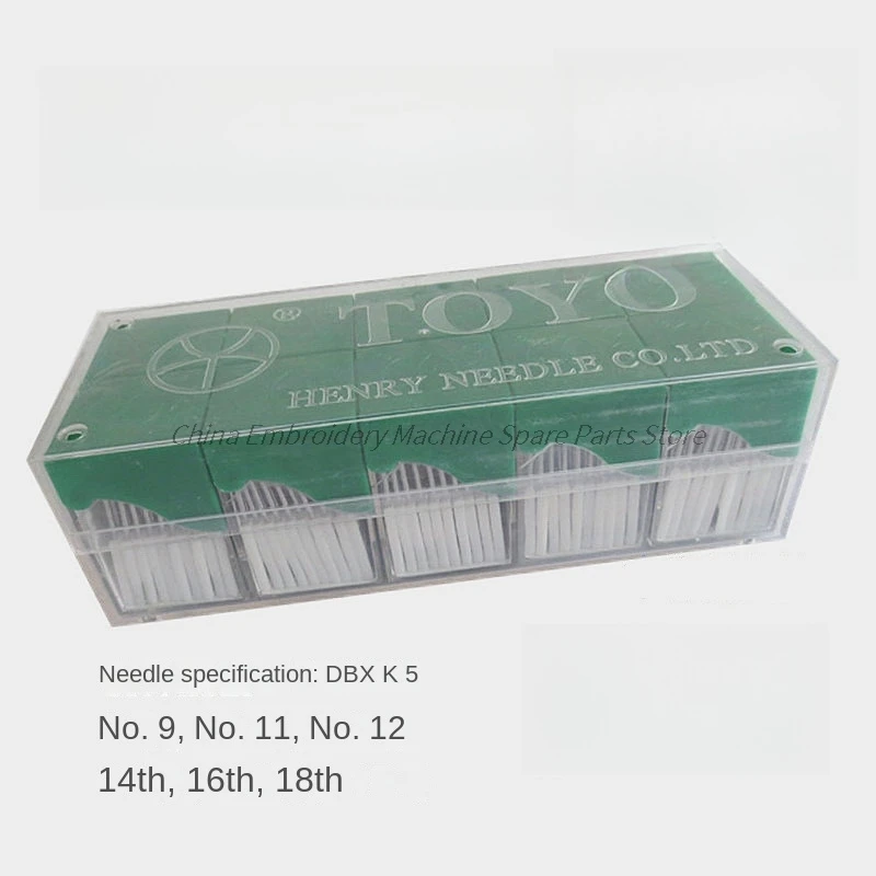 100PCS 10bag Toyo Dbxk5 Db*k5 Needles 9 11 12 14 16 18 Toyo Embroidery Machine Sewing Machine Needle Computer Embroidery Machine