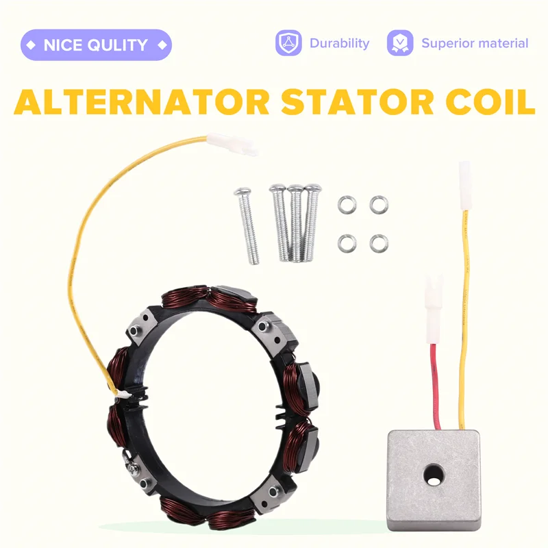 

【Price Drop !!】592829 691065 392595 691063 Alternator Stator Coil For Briggs & Stratton BS Tri Circuit 5/9 Amps
