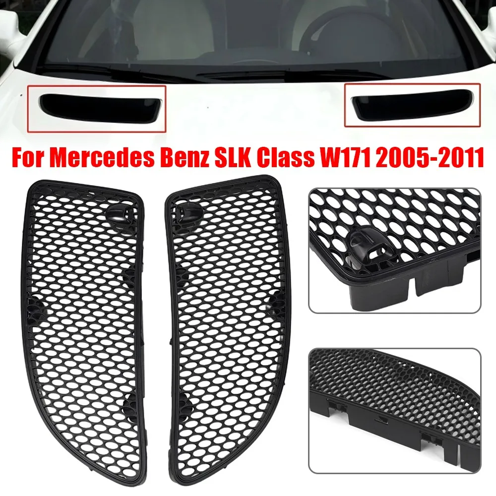 

Для Mercedes Benz R171 SLK200 SLK280 SLK300 SLK350 2005-2011 1718800385 1718800485 Автомобильный капот вентиляционной решетки решетки воздушного потока