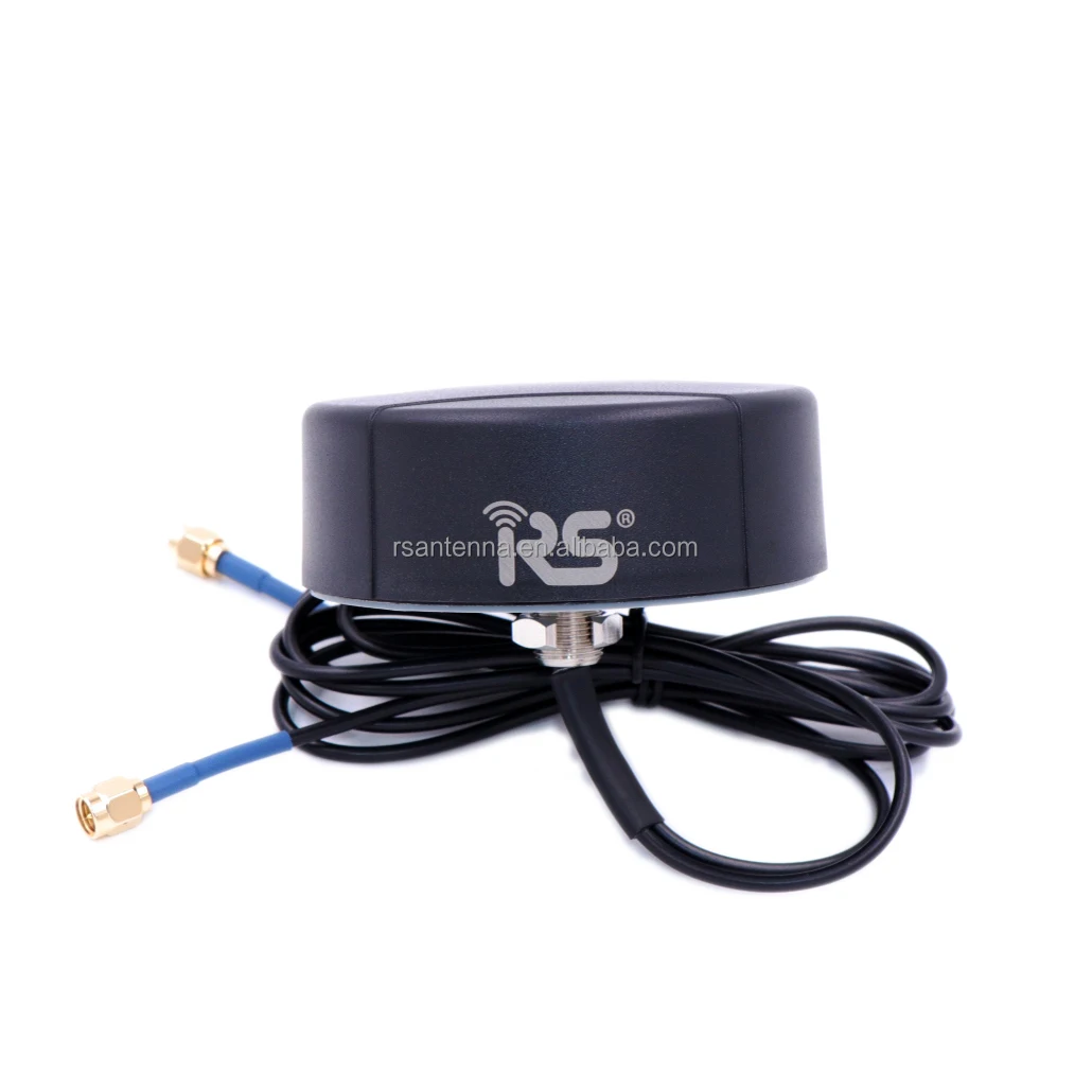 

GSM LTE 5G MIMO Wi-ri 6 and GNSS vehicular direct screw mount multiband roor mount low prorile antenna