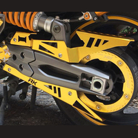 AK 550 17 18 Motorcycle Accessories Chain Guard Chain Protection Cover For KYMCO AK550 2017 2018 2019 chain guard Protect Parts