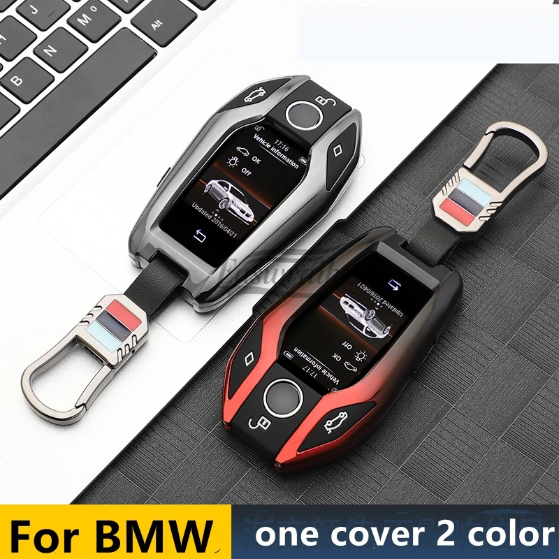 LED Display Key Shell Car Key Case Holder Cover For BMW 5 7 Series G11 G12 G30 G31 G32 I8 I12 I15 G01 G02 G05 G07 X3 X4 X5 X7