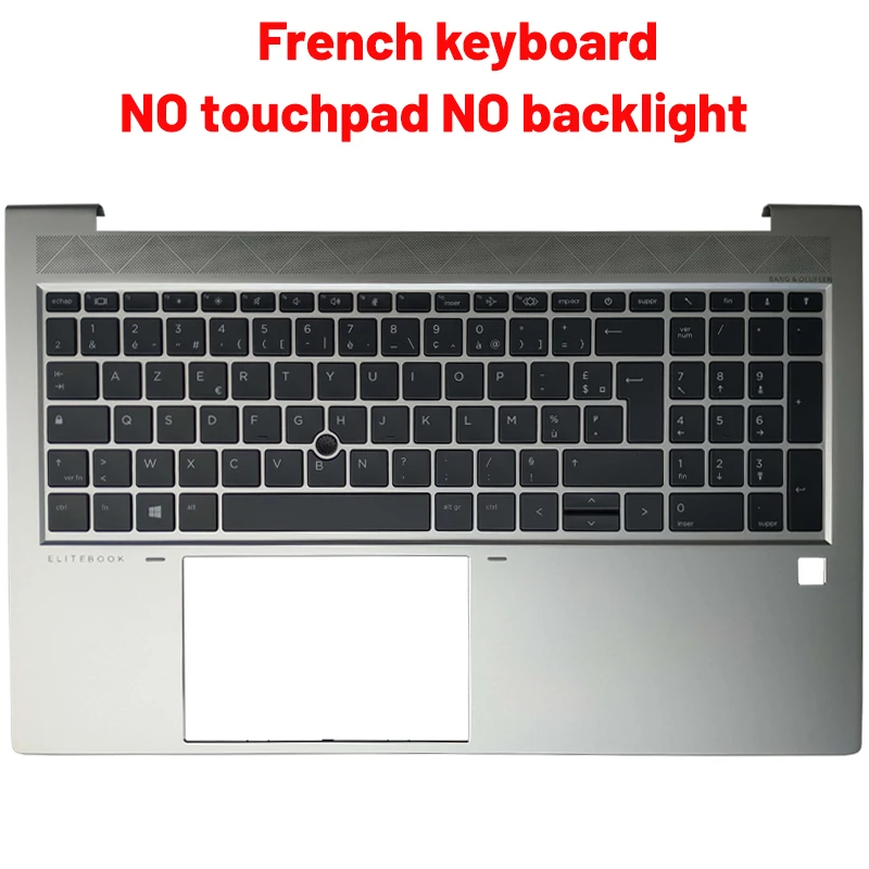 Imagem -06 - Teclado Retroiluminado para hp Elitebook Itália Francês Eua Russo Brasil e Espanhol Capa Superior g7 850 g8 855 g7 855 g7 855 g8