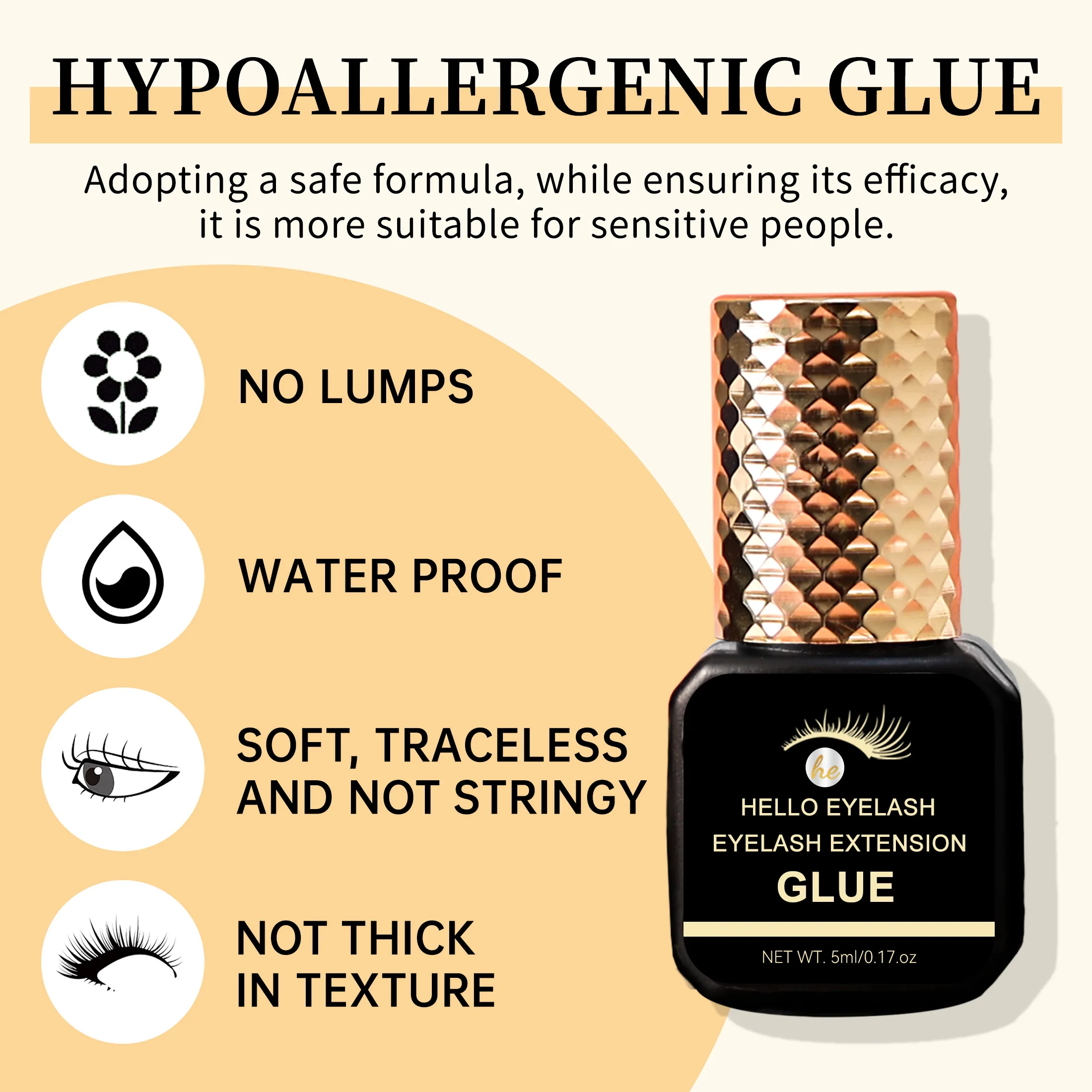 DIY Snel Droog Sterke Valse Wimper Extension Lijm Lijm Retentie Lage Geur Irritatie Wimper Lijm Lash Lijm Makeup Tools