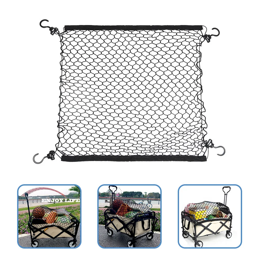 Campingwagen Elastisch bagagenet Heavy Duty verstelbare afdekhaken voor tuintrolley Outdoor campingwagenaccessoire
