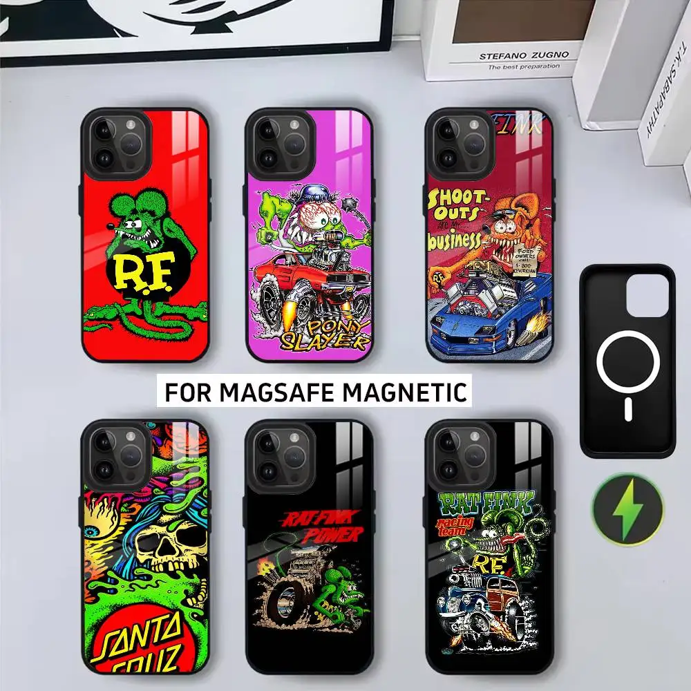 

T-Tales Of The R-Rat F-Fink TRF Phone Case For iPhone17,16,15,14,13,12,11 Plus,Pro Magnetic For Magsafe Wireless Charging