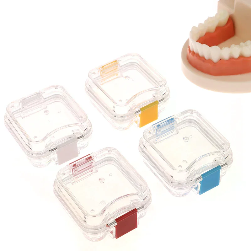 

Пластиковая прозрачная коробка для хранения зубных протезов с пленкой, коробка для стоматологической мембраны, стоматологическая корона и мосты, без прорезей, коробка для зубов